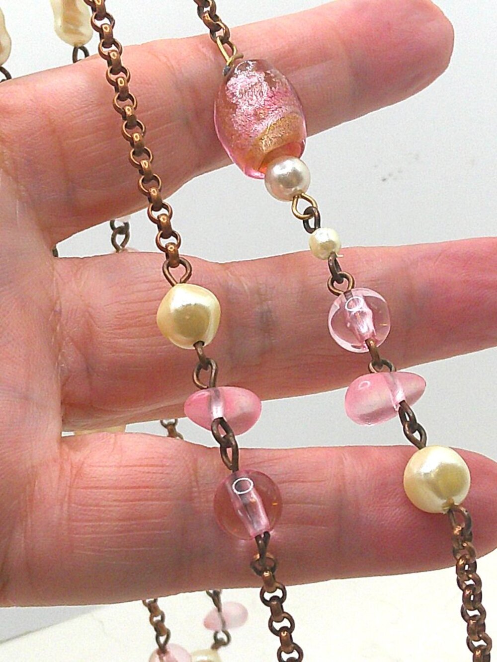 Pink Beaded Necklace